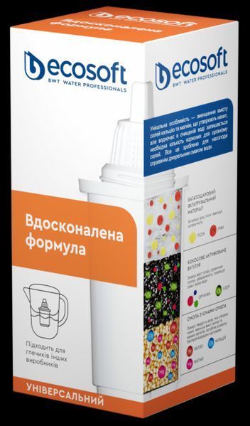 Універсальний картридж Ecosoft для фільтрів-глечиків 1 шт. (УВАГА: не підходять до Nemo) 2448088926 фото