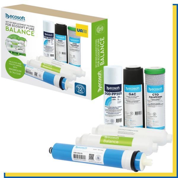 CHV11PUREBAL Картриджі для Ecosoft P&rsquo;URE Balance річний запас CHV11PUREBAL фото