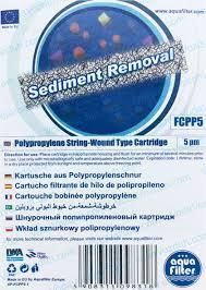FCPP5 Aquafilter Картридж шнур 5 мікрон механічного очищення 1шт 1112374640 фото