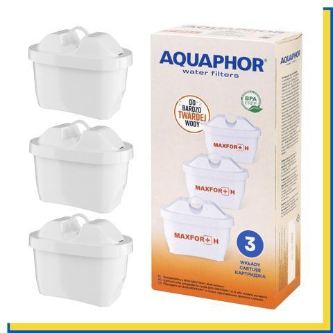 Картриджі Аквафор Максфор+H для жорсткої води 3 шт. maxfor h 2174505567 фото