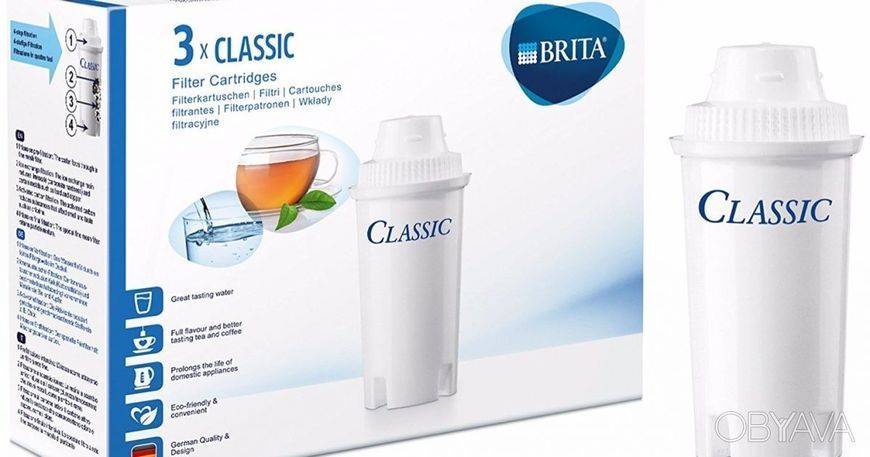 Картридж Brita Classic (Бріта Класик) &mdash; змінний фільтр-модуль (1 шт.) Оригінал AC-BRITA-CL-1 фото