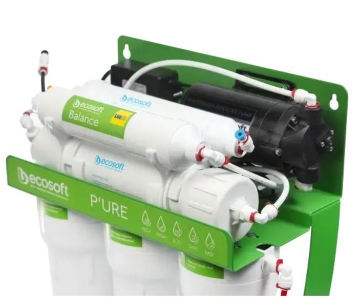Осмос Ecosoft P&rsquo;URE Balance з помпою на станині (MO675MBALPSECO) &mdash; Фільтр з кальцієм та магнієм 6-75M-Balance-PS фото
