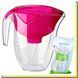 Фільтр-глечик Ecosoft EСО фуксія рожевий 1,8 л. (арт. FMVECOFUCHSIA) FMVECOFUCHSIA фото 1