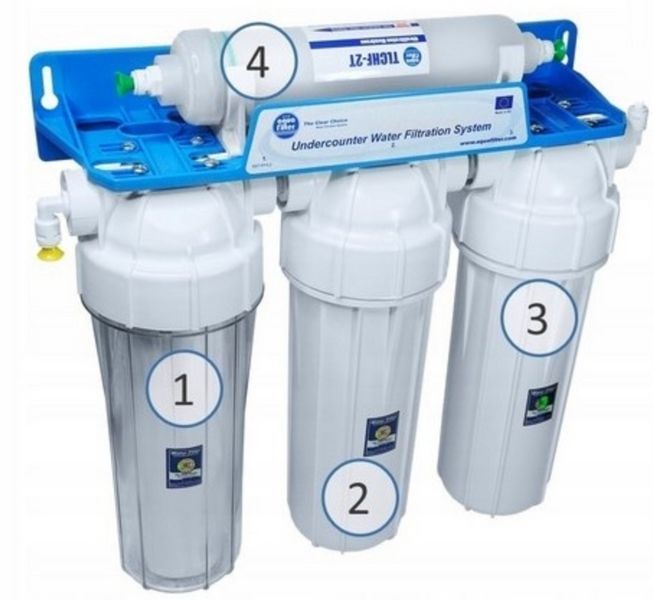 Проточний фільтр капілярної мембраною Aquafilter FP3-HJ-K1 1 шт 1112759387 фото