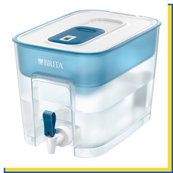 Фільтр-Диспенсер для води Brita Flow Memo синій 8.2 л (5.2 л очищеної води) 1994640747 фото