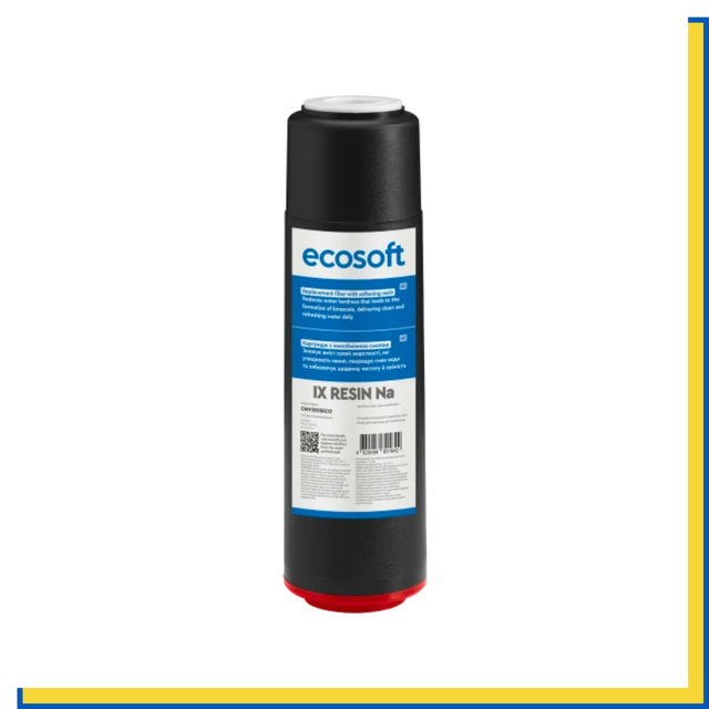 Картридж для умягчения воды Ecosoft CMV2510ECO с ионообменной смолой, фильтр от накипи в чайнике